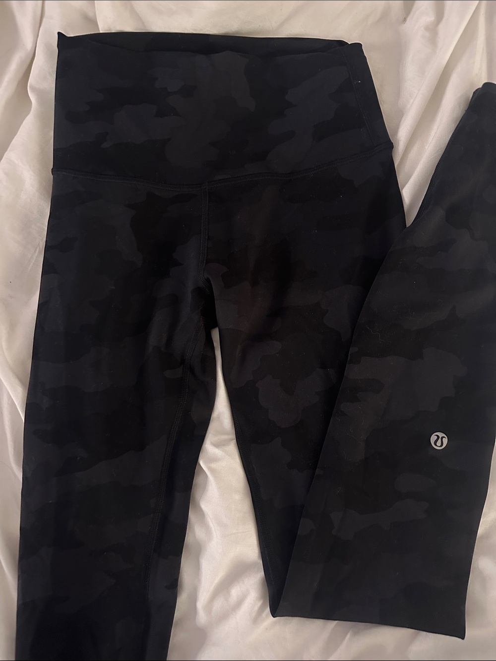 lululemon athletica Black Camo High-Rise Leggings
